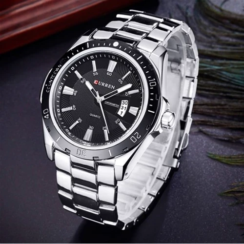 Наручний годинник Curren Quartz 2401: Тип циферблата Аналоговый (стрелочный)
