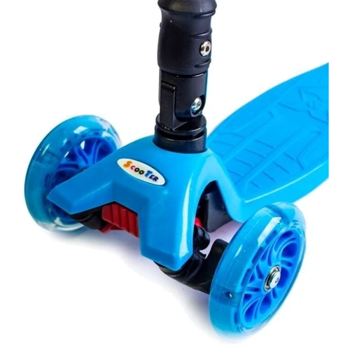 Детский самокат MAXI. Blue (складная ручка): Максимальная допустимая нагрузка, кг 60 кг