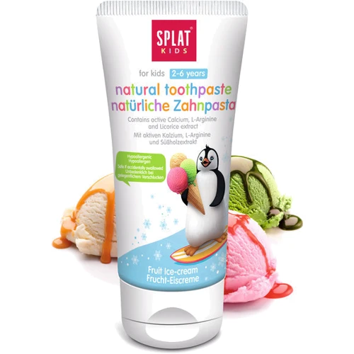 SPLAT Kids Зубна паста дитяча Фруктове морозиво 50 ml: Кількість в упаковці, шт 1