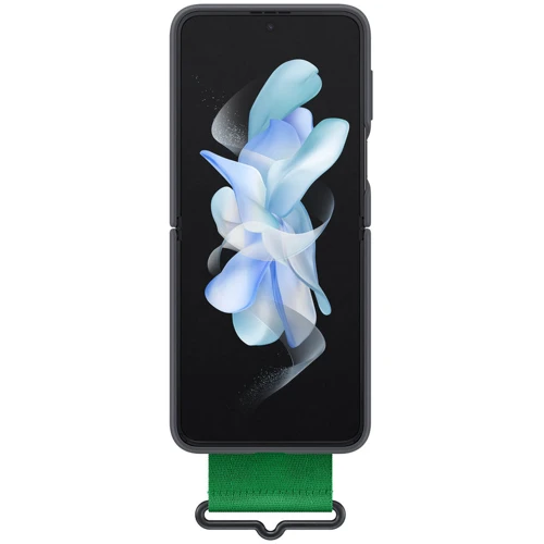 Чехол для телефонов Samsung Silicone with Strap Cover Black (EF-GF721TBEGUA) for Samsung F721 Galaxy Flip 4: Тип накладка на заднюю часть