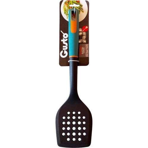 Лопатка з отворами Gusto GT-5303 нейлон блакитна/оранжева (100765): Тип Лопатка з отворами