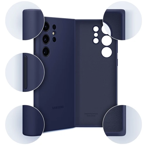 Чохол для телефона Samsung Silicone Case Navy (EF-PS918TNEGRU) для Samsung S918 Galaxy S23 Ultra: Сумісність Samsung S918 Galaxy S23 Ultra