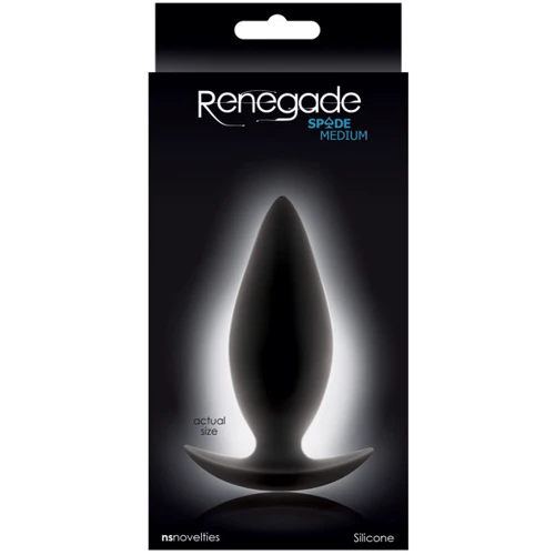 NS Novelties Renegade - Spades - Medium пробка анальная 10x3.2 см