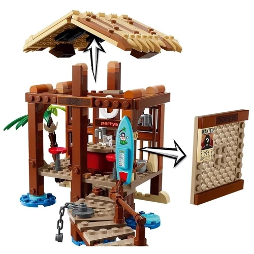 Конструктор LEGO ONE PIECE Хижина в Поселке Ветряков (75636)