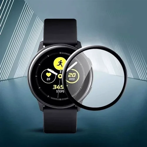 Защита экрана BeCover Screen Protector Black for Samsung Galaxy Watch Active 2 40mm (706035) фото 5