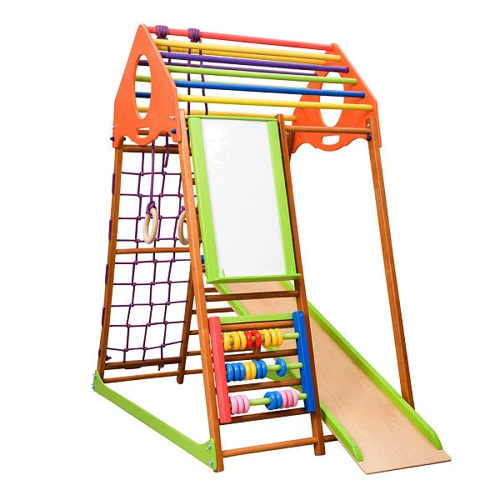 Детский спортивный комплекс для дома SportBaby KindWood Plus: Назначение для дома