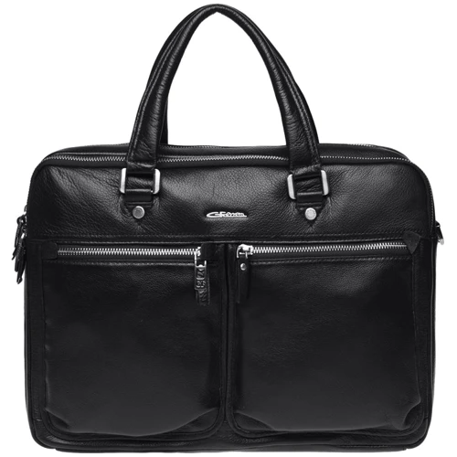 Мужская сумка мессенджер Giorgio Ferretti черная (3703q11-black)