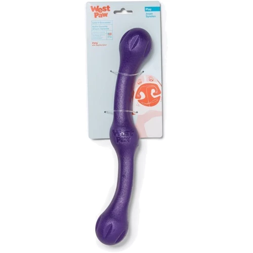 Игрушка для собак West Paw Zwig Large Eggplant Звиг большая фиолетовая 35 см (BZ021EGG): Производитель West Paw