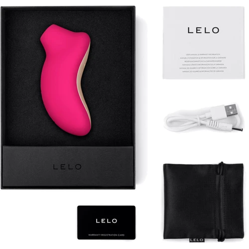 Lelo Sona - бесконтактный звуковой стимулятор клитора, вишня
