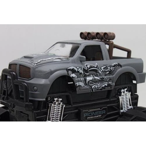 Джип Mic бигфут вид 1 серый (90033-3A/4A)