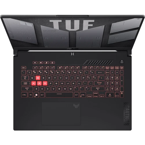 Ноутбук ASUS TUF Gaming A17 FA707NVR-HX009 (90NR0JJ5-M000C0) UA: Процессор AMD Ryzen 7 7435HS (3.1 – 4.5 ГГц) / 8 - ядерный