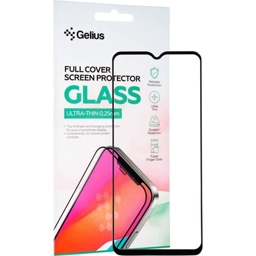 

Gelius Tempered Glass Full Cover Ultra Thin 0.25mm Black for Samsung A135 Galaxy A13 4G