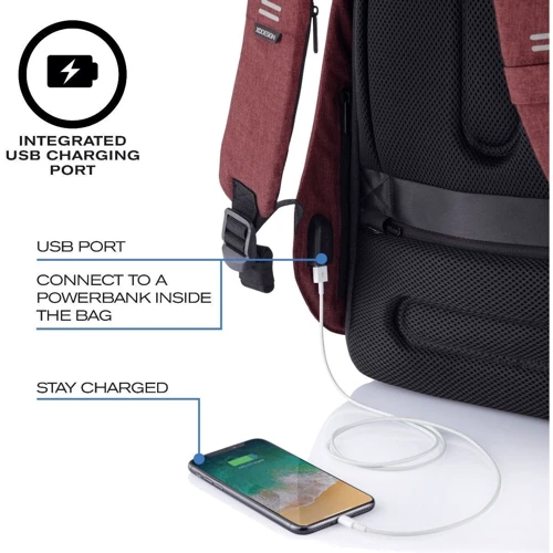 XD Design Bobby Hero Regular Backpack Red (P705.294) for MacBook Pro 15-16" фото 15