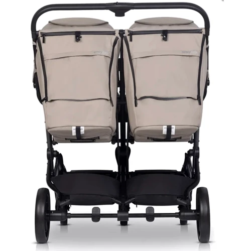 Прогулочная коляска для двойни Easy-Go Echo 2024 Savana Beige (EGECB24-02): Материал колес полиуретан