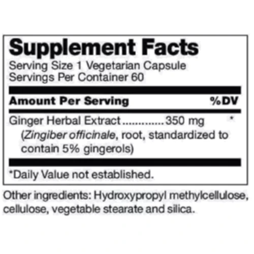 Douglas Laboratories Ginger Root Max V Корень имбиря 60 капсул: Форма выпуска Капсулы
