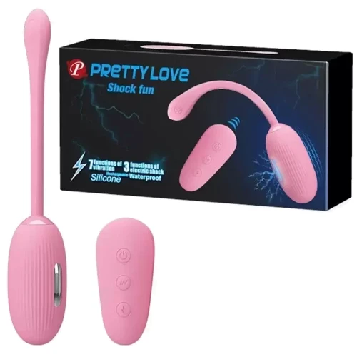 Виброяйцо-электростимулятор Pretty Love Shock Fun, BI-014609W-1