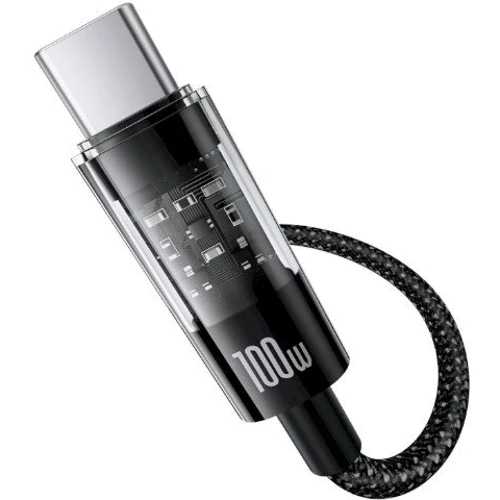 Кабель Baseus USB Cable to USB-C Gem Fast-Charging Data 100W 2m Black (P10373002111-01): Тип USB Cable - USB-C