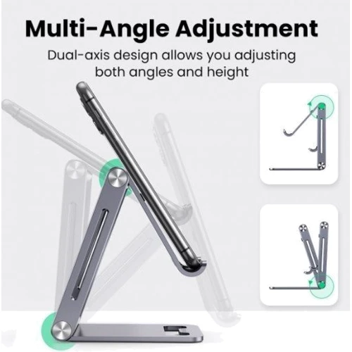 Тримач Ugreen Desk Holder LP263 Roller Silver (80708): Тип настільний
