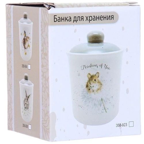Банка для хранения Lefard Курочка 560 мл 14 см (358-913): Тип один предмет