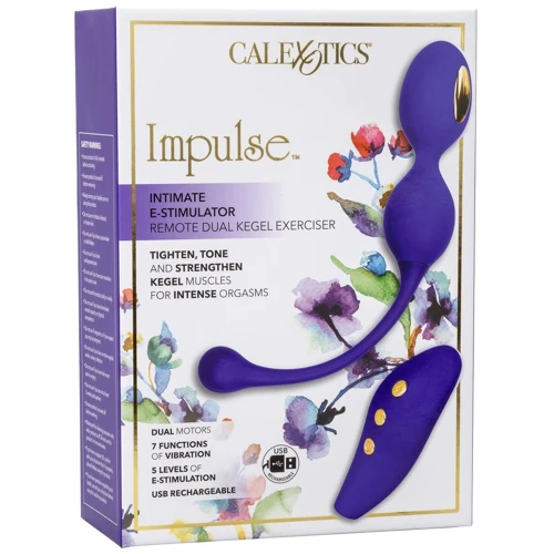 Вагинальные шарики с электростимуляцией CalExotics E-stim Dual Kegel Exerciser