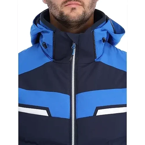 Гірськолижна куртка CMP Man Jacket Zip Hood (33W0887-N950) 54 синя з капюшоном фото 9
