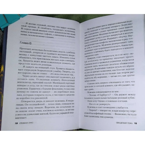 Стефани Оукс: Священная ложь: Обложка Твердая