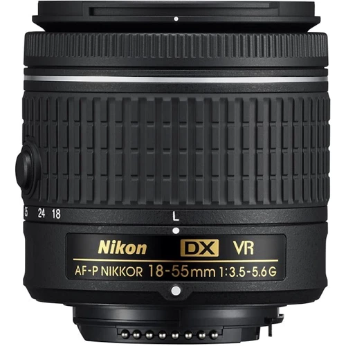 Объектив для фотоаппарата Nikon 18–55mm f/3.5–5.6G AF-P VR DX Nikkor (OEM): Диафрагма при мин./макс. фокусном расстоянии f/3.5-5.6