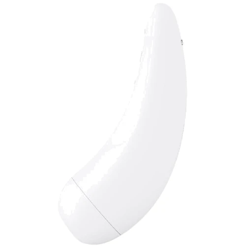 Вакуумный клиторальный стимулятор Satisfyer Curvy 2+ White