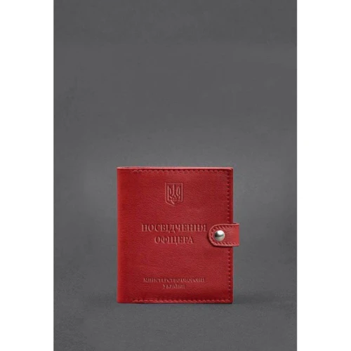 Обкладинка для посвідчення офіцера BlankNote 11.0 червона (BN-OP-11-red): Стать Унисекс