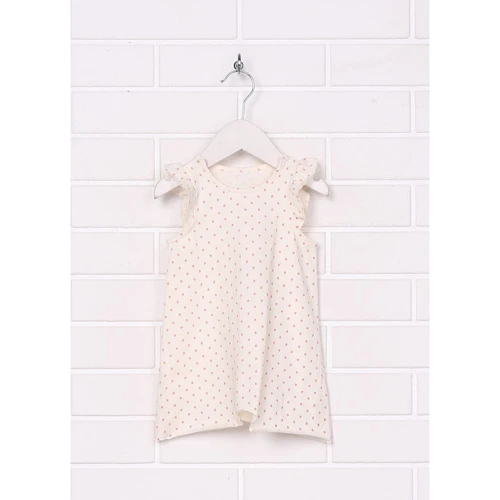 Туника H&M 566463 68-74 см молочная