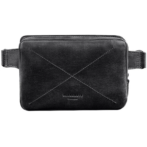 Поясна сумка Dropbag Mini BlankNote чорна (BN-BAG-6-g-kr)