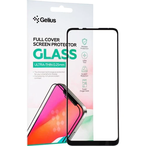 

Gelius Tempered Glass Full Cover Ultra Thin 0.25mm Black for Motorola E30 / E40