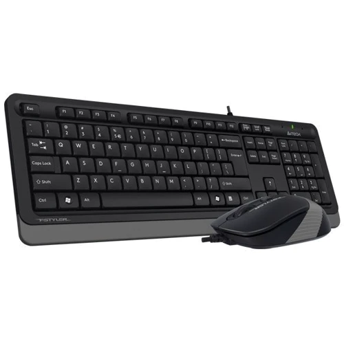 Комплект дротовий A4Tech Fstyler F1010 Black/Grey: Тип клавіш мембранний