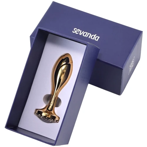 Анальная пробка LOCKINK Sevanda Pearl Rose-shape Anal Plug