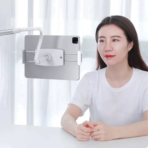 Держатель Baseus Desk Holder Otaku life Rotary Adjustment Lazy Pro Silver (LUZQ000012) фото 11