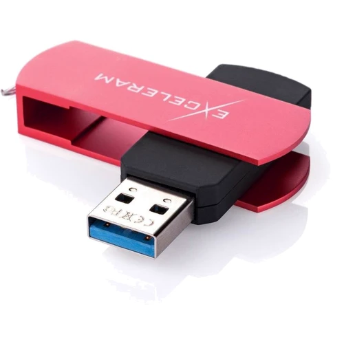 USB-флешка eXceleram 128GB P2 Series USB 3.1 Gen 1 Red/Black (EXP2U3REB128): Стандарт USB USB 3.1