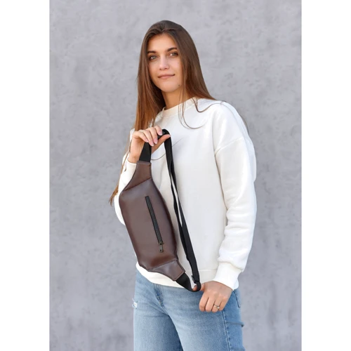 Женская поясная сумка Sambag Tirso LCH шоколадная (80341020): Тип Сумки