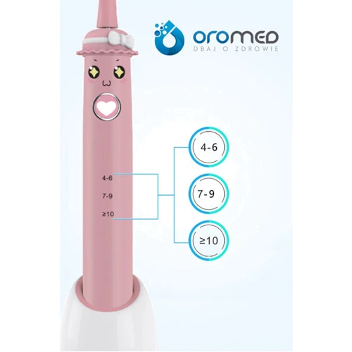 Зубная щетка OROMED Oro-Sonic Kids Girl: Технология чистки звуковая