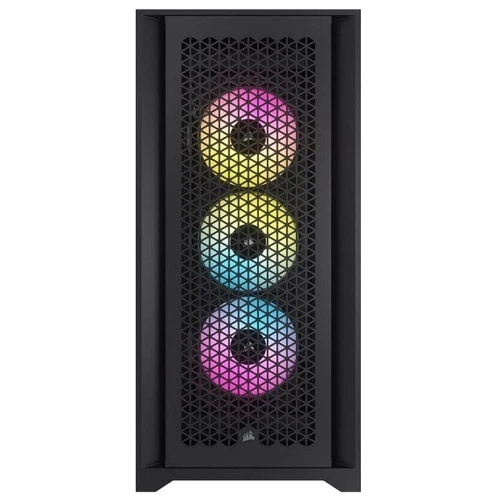 Корпус Corsair iCUE 5000D RGB AirFlow Tempered Glass Black (CC-9011242-WW): Форм-фактор материнской платы ATX/MicroATX/Mini-ITX