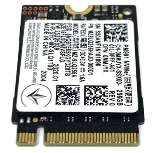 Samsung PM991 M.2 2242 256GB (MZALQ256HBJD): Тип накопителя внутренний