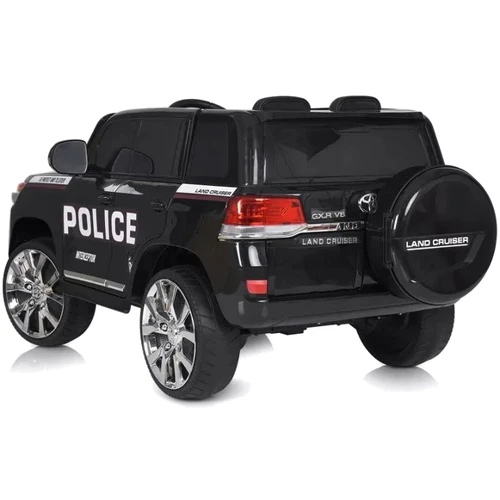 Дитячий електромобіль Bambi Racer Toyota Land Cruiser 200 Police, чорний (JJ2022EBLR-2-1): Максимальна швидкість, км/год 5