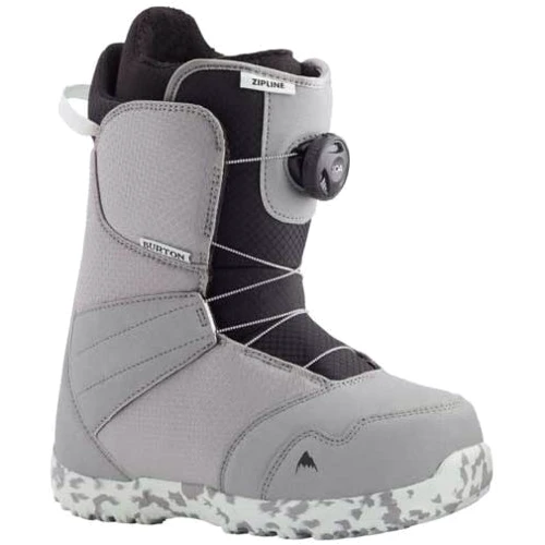 Ботинки для сноуборда Burton ZIPLINE BOA gray/neo-mint 5K (2021)