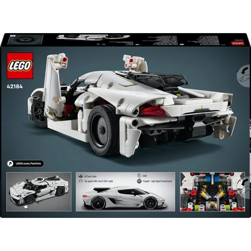 Конструктор LEGO Technic Koenigsegg Jesko Absolut Білий гіперкар (42184) фото 9