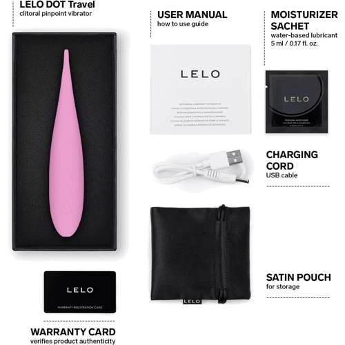 Клиторальный вибратор Lelo DOT Travel Pink