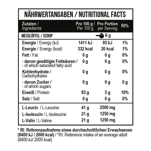 Аминокислота для спорта MST Nutrition BCAA Zero 330 g /55 servings/ Bubble Gum: Вкус Жевательная резинка