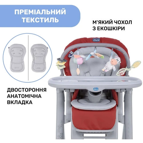 Стульчик для кормления Chicco Polly Magic Relax New (79502.05) фото 6