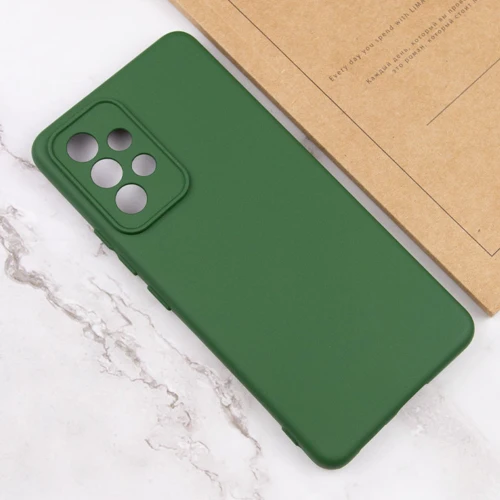 Чехол для телефонов Lakshmi Case Silicone Cover Full Camera Dark Green for Samsung A736 Galaxy A73 5G: Совместимость Samsung A736 Galaxy A73 5G