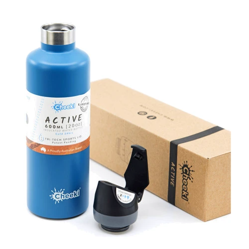 Термобутилка Cheeki Active Bottle Insulated 600 мл - Topaz фото 4
