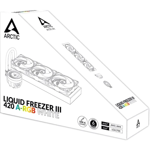 Кулер Arctic Liquid Freezer III 420 A-RGB White (ACFRE00153A) фото 14