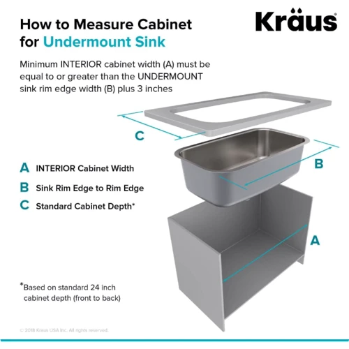 Кухонна мийка Kraus KBU-27